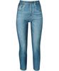 Wacoal Calson Stretch Slim Feels Like Stretch Comfortable Stomach and Size M Pants, Fit, Denim, Fleece-Lined, Warm, Material, Waist, High-Rise,