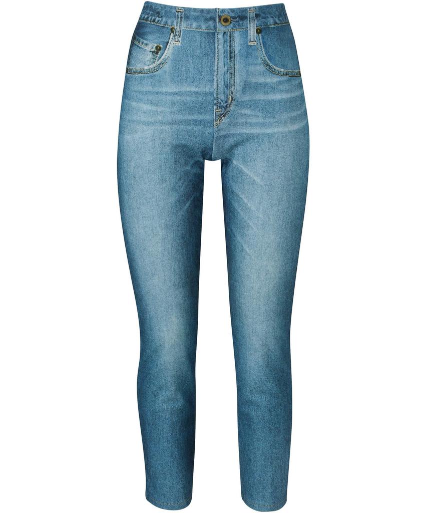 Wacoal Calson Stretch Slim Feels Like Stretch Comfortable Stomach and Size L Pants, Fit, Denim, Fleece-Lined, Warm, Material, Waist, High-Rise,