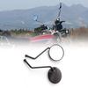1Pair Round Motorcycle Modified Rearview Mirror Convex Mirror for Honda XR80 XR230 TLR200 XR200 XR125 CT110 CG125 XL250 XL400