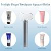 Portable Stainless Steel Toothpaste Squeezer & Hair Dye Dispenser Cleanser Squeezer, Bathroom Accessories, Half-Circle  Wringer