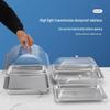 Jingzhifeng Stainless Steel Food Display Tray with Lid
