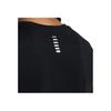Under Armour Solid Color Brand Logo Round Neck Casual Pullover Short Sleeve T-Shirt Women T-Shirt Black 1382434-001