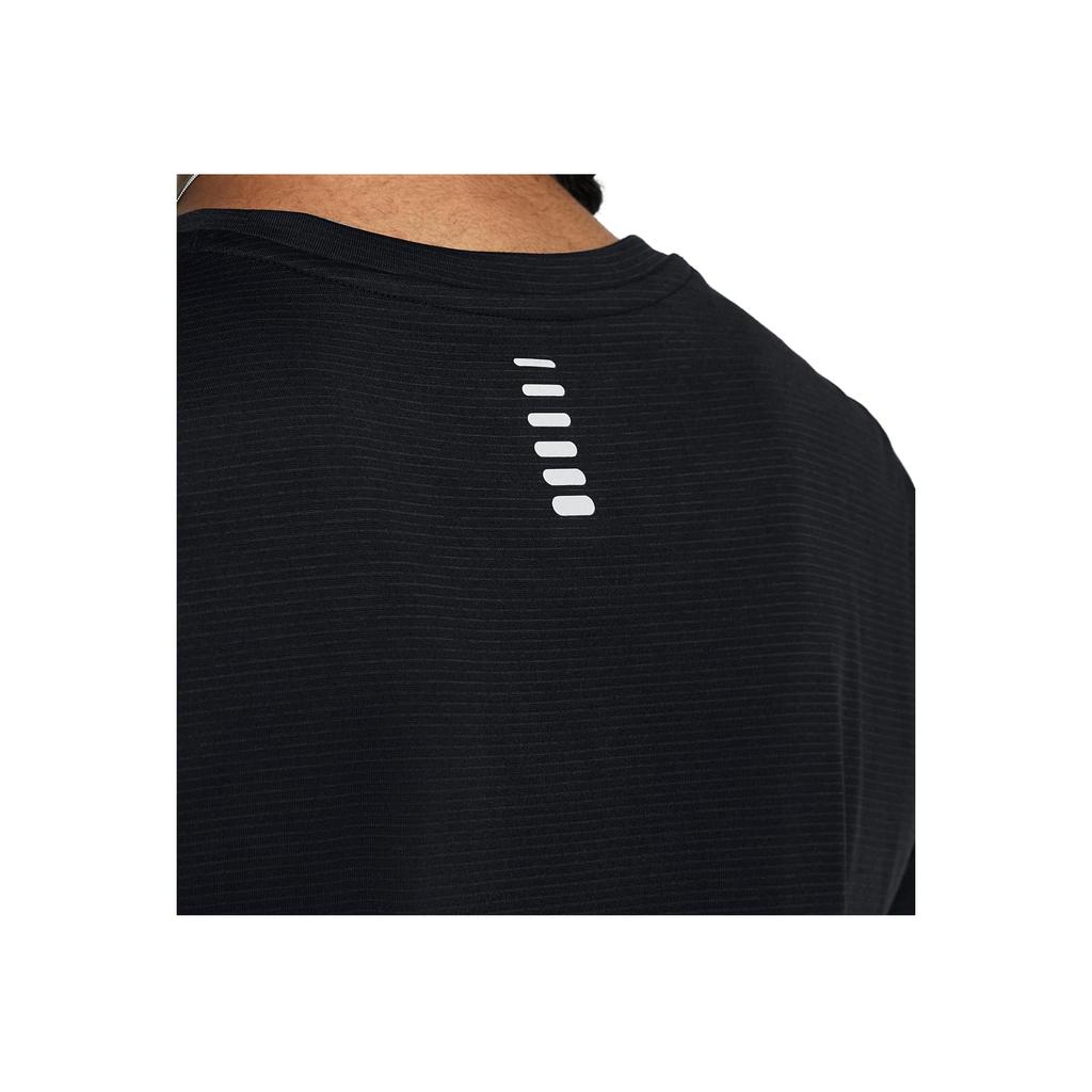 Under Armour Solid Color Brand Logo Round Neck Casual Pullover Short Sleeve T-Shirt Women T-Shirt Black 1382434-001