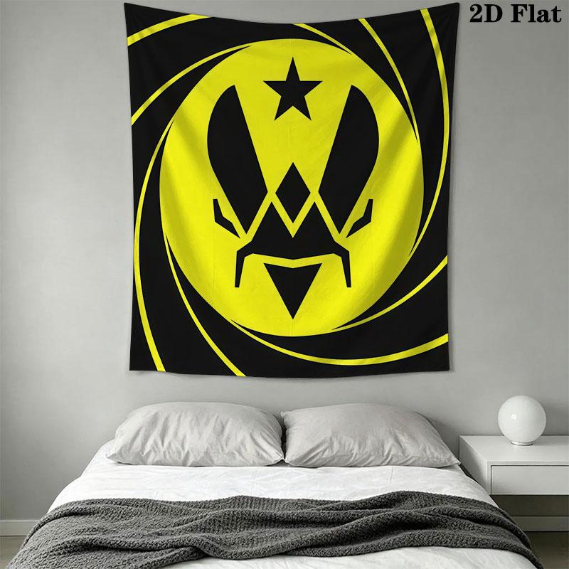 Team Vitality Wall Hanging Printed Fabric Blanket Decorative Tapestries for Bedroom Living Room Home Decor