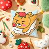 Cushion Cover Plush Fabric Soft Double-Sided Printed Sofa Warm Winter Home Gift Pillow Cover C-Choonsik Kakao Kakaotalk