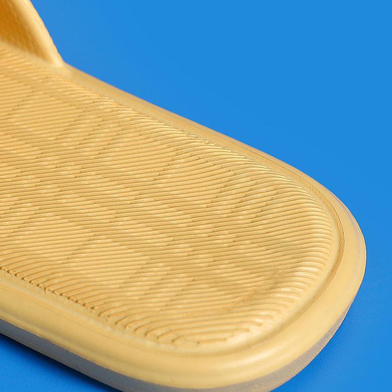 Men's Indoor Plus Size Slippers Spring Summer Outdoor Couple Slippers Women's Solid Color Non-slip Flat Bathroom Slippers