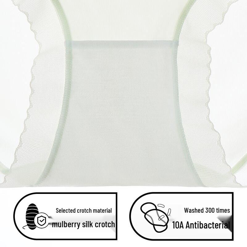 Lonsa Women's Silk Crotch Mid-Waist Briefs