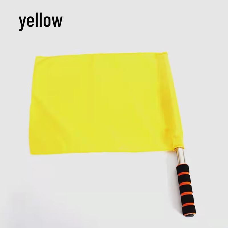 WEZHO Red Stainless Steel Referee Signal Flags (Set of 2)