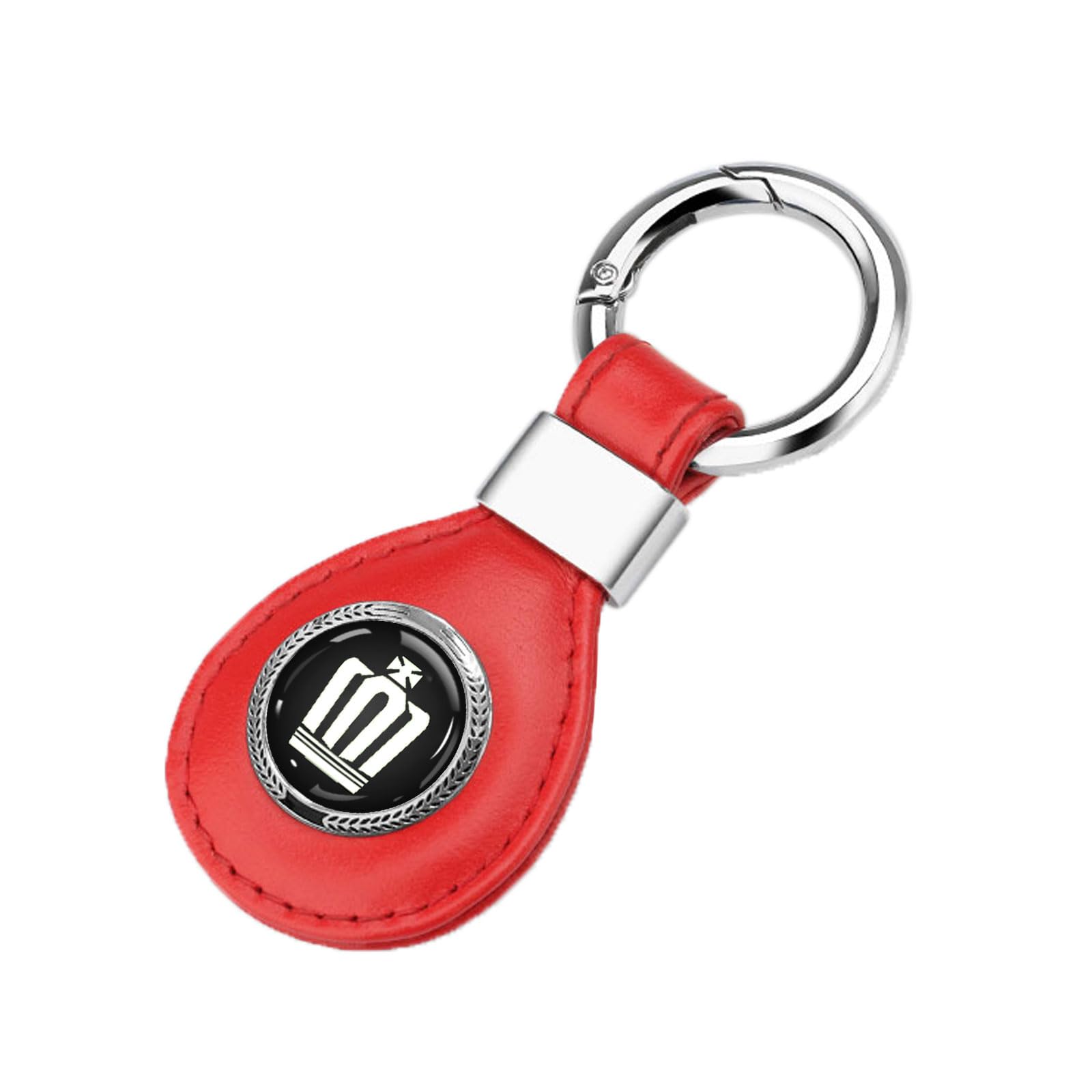 

Брелок для ключей MailiMy Car, Кольцо для ключей, Брелок из натуральной кожи, Предотвращает потерю и выпадение, Мода Suitable for crowns красный