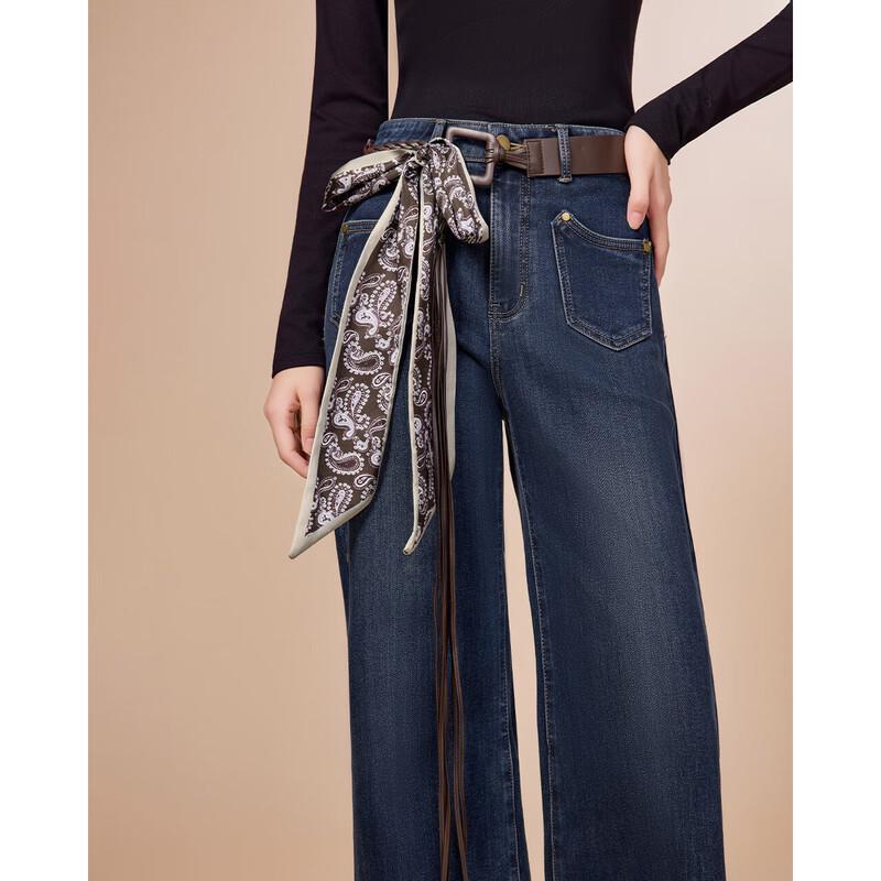 IEF Women's Denim Flare Long Pants