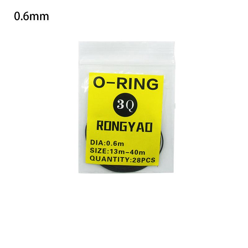 1 Beutel 0,5/0,6/0,7/0,8 mm Uhren-O-Ring Wasserdichte Gummi-Uhrengehäuse-Dichtungen Uhrenreparaturwerkzeug Für Uhrmacherwerkzeuge Zubehör