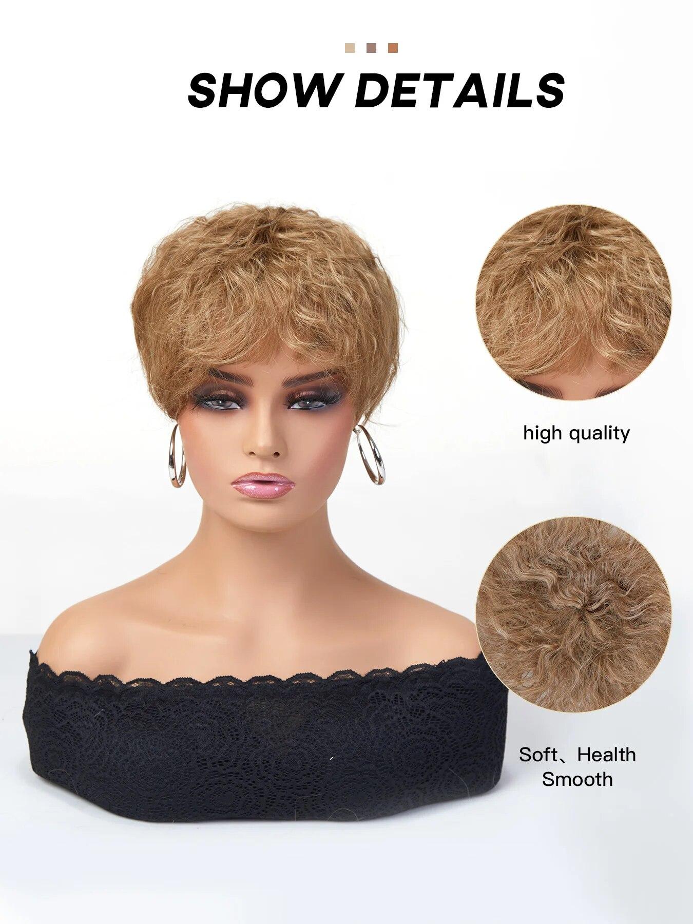 

ALAN EATON, 10 дюймов, синтетические волосы на голове, нашивка для парика, женские покрытые волосы, нашивка для парика, синтетические волосы без отметин, верх, свободные короткие вьющиеся волосы