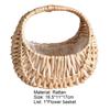 Flower Basket Attractive Appearance Easy Carrying Durable Rattan Flower Basket for Wedding