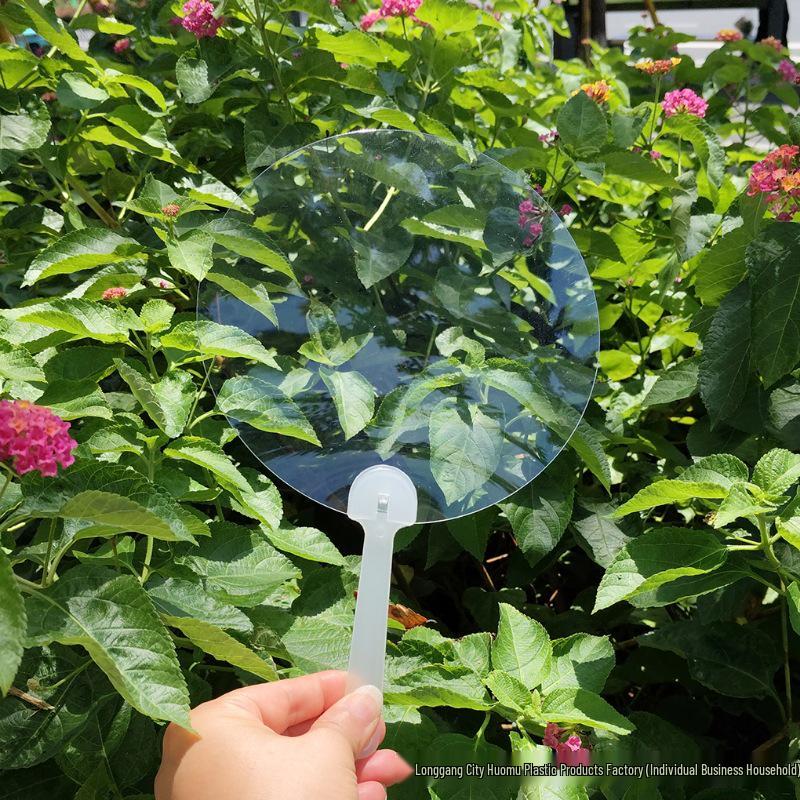 Customizable Transparent Mini Fan for Kids' DIY Artwork