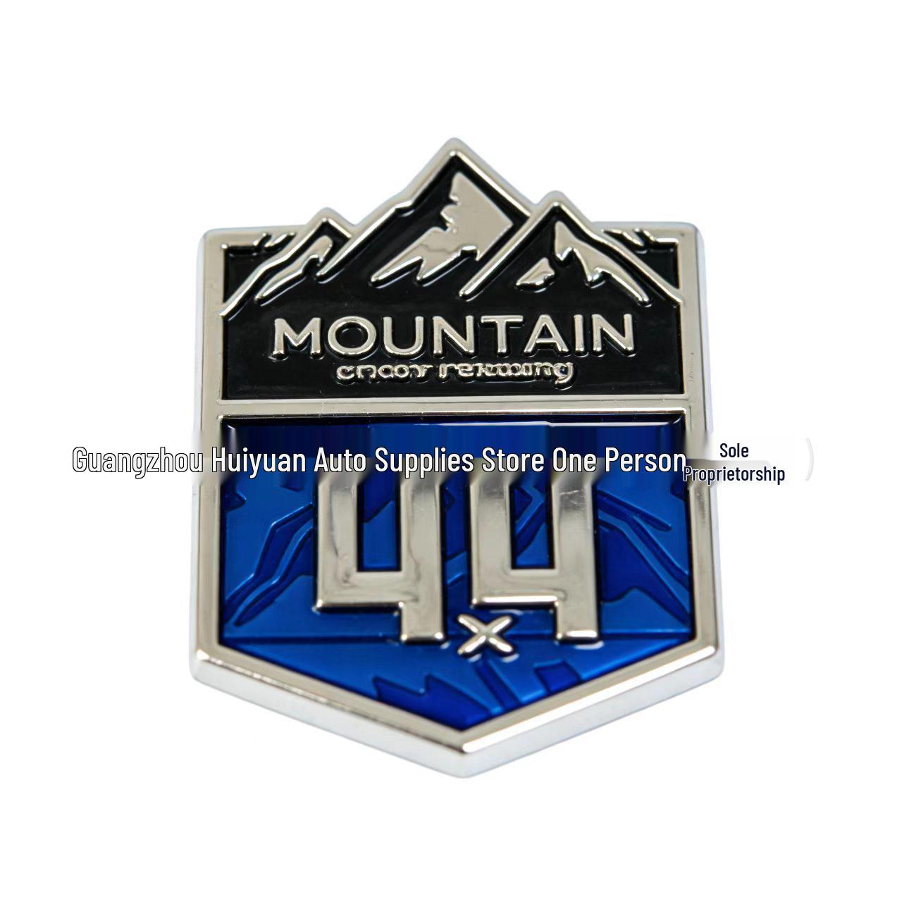 4x4 Snow Mountain Decal for JEEP Wrangler - Off-Road Emblem Car Sticker Sticker