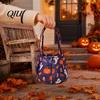 Kids Trick or Treat Tote Halloween Candy Bucket for Kids, Non-Woven Double Handle Bag Basket, Pumpkin Ghost Snack Holder with Party Favors Sturdy