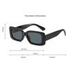 Óculos de sol clássicos da moda, armação retangular pequena, óculos de sol para mulheres, homens, óculos de sol quadrados para dirigir, óculos de sol masculinos