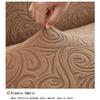 Thick Elastic Sofa Cover Full Wrap Embossed Fleece Dustproof Slip Resistant All Season Universal