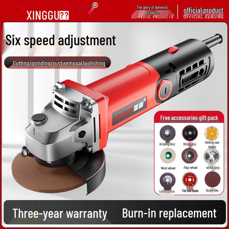 High-Power Multifunctional Angle Grinder and Polisher