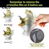 Acryl-Schreibtisch-Ornament Frosch auf Toilette Dekoration, 2D Lustige Badezimmer-Regalfigur, Niedliche Figuren-Dekoration Zusammengebaute Statue für Schreibtisch Wohnzimmer Büro,