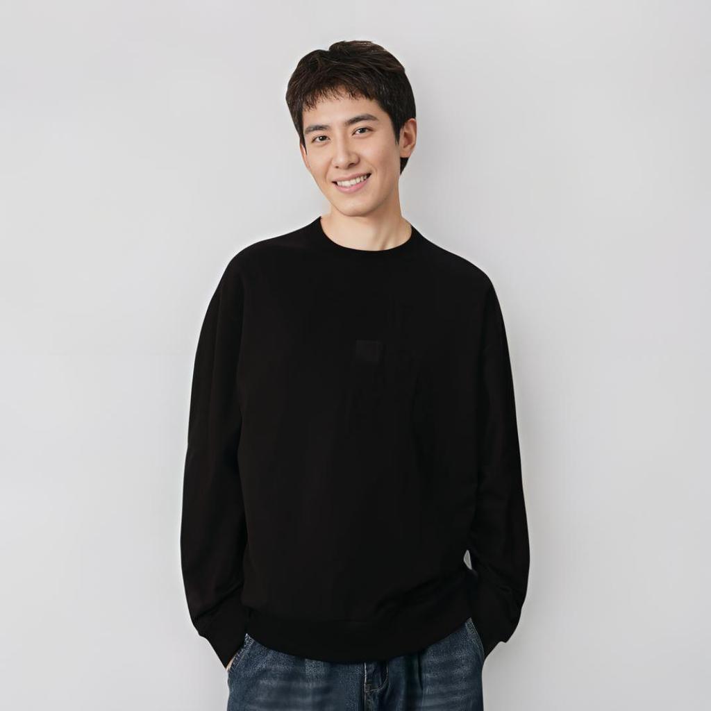 C.P. Company Cotton Crew Neck Pullover Long Sleeve Sweatshirt Men Sweatshirt Black 17CLSS032A006452W999