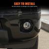 Black Front Bumper Fog Light Lamp Cover Right=Left For Nissan Frontier D40 13-21
