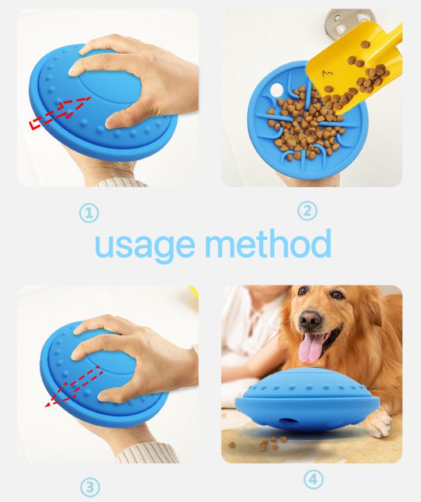 Pet Toys New Arrivals Durable Soft Silicone Chew Ball Interactive Toy Training Dog Treat Ball Feeder Puzzle Dog Treat Toy