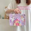 Kids Case for Ipad Pro Mini Air Redmi Pad and Samsung Galaxy Tab A7 Lite T220 A8 X200 A9 X110  A9+ X210 Castle Unicorn Cover with Telescopic Stand