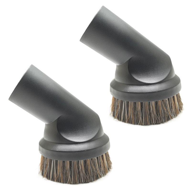 A13I-Replacement Round Dusting Brush Soft Bristle 35Mm For Karcher T7 T11 T14 NT20 NT30 Vacuum Attachment