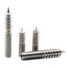 304 Stainless Steel Hex Socket Double Ended Self Tapping Screws Pointed Tip Hanger Bolts M4 M5 M6 M8 M10 M12