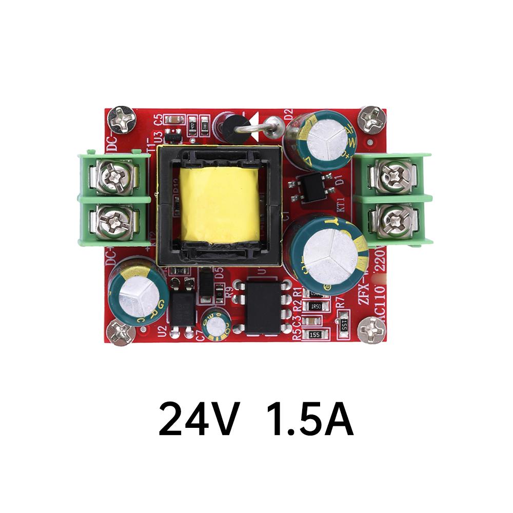 AC-DC Power Supply Module AC220V to DC12V24V/3A1.5A 36W Buck Regulator Module Switching Power Supply Board 36W