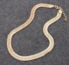 Bold Metal Fish Scale Necklace with European and American Flair