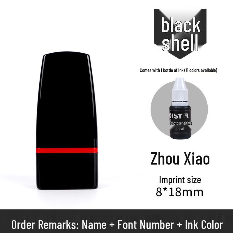 Custom Self-Inking Portable Name Stamp