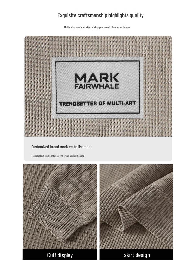 Mark Fairwhale Men's Simple Fashion Warm Knit Sweater