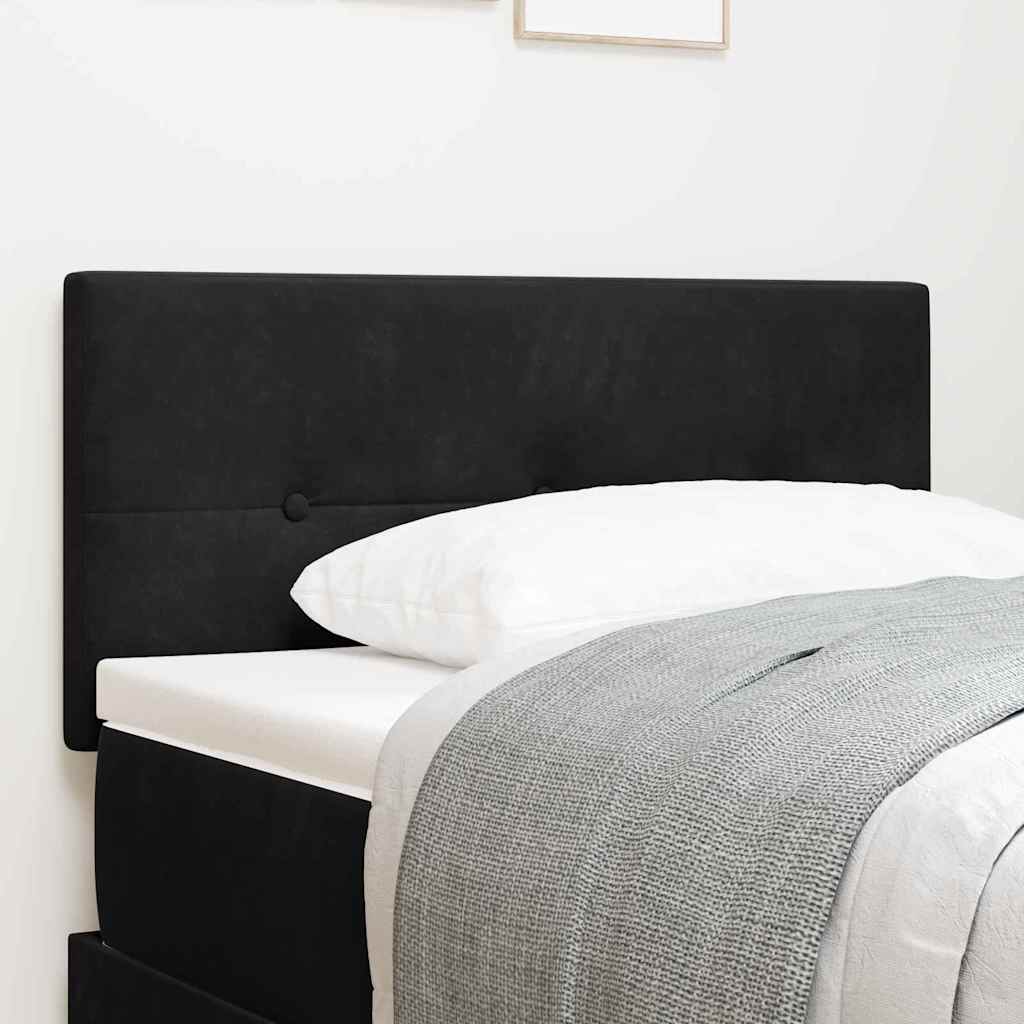 Headboard Black 80 cm Velvet