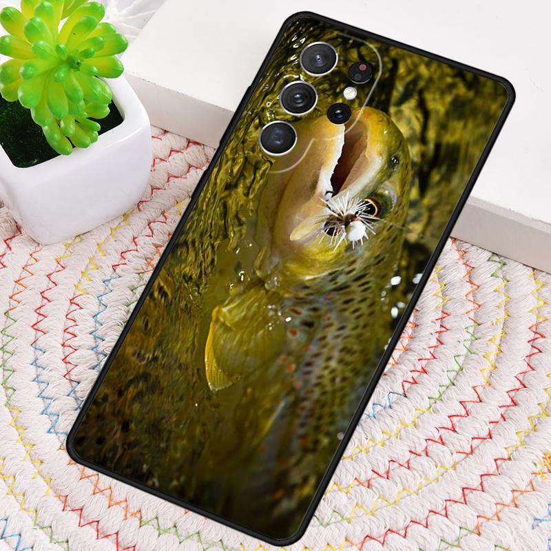 Rainbow Trout Fishing Skin Phone Case For Samsung Galaxy Note 10 Pro S26 S25 S24 S23 S22 Ultra Plus S21 FE S20 Shockproof Cover