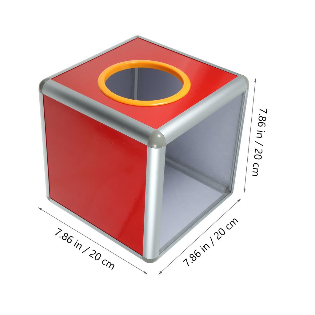 Losovací box Průhledný losovací box Herní box Lístky do tomboly Přenosné mýdlenky Pouzdro na losy Losovací box Domácnost