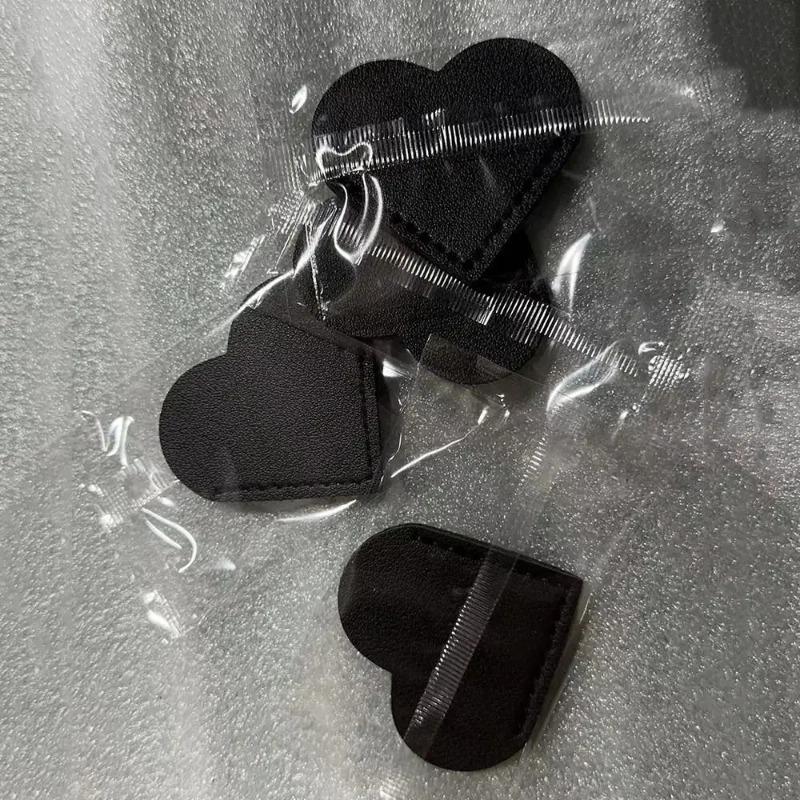 2Pcs Portable Heartshaped Corner Page Marker Vintage Multicolor Leather Bookmark Book Decorative Creative Reading Bookmarks Books