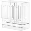 ABGR-Booster Pack Case 3-Slot Acrylic Card Dispenser Storage Acrylic Organizer For Workplace Trading Game Sports Bedroom