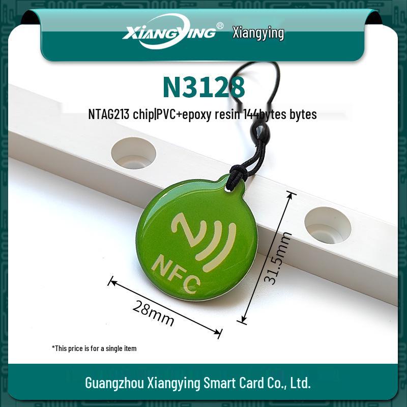 

Картка NTAG213 NFC з епоксидним покриттям для передачі в один дотик, музичної стіни та додатків для розумного дому.