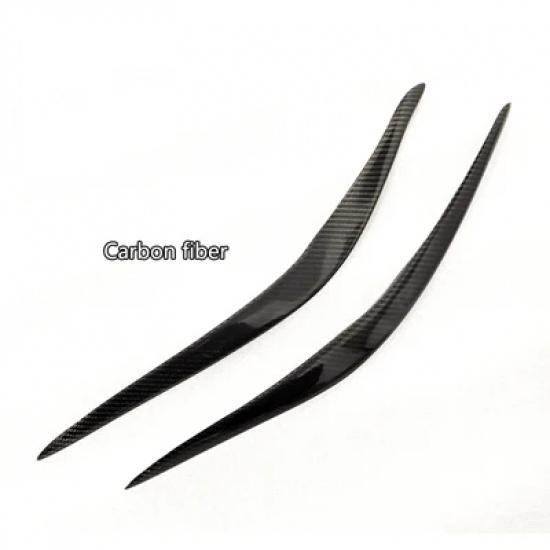 Carbon Fiber Glass Headlight Eyebrows Eyelid Sticker for BMW 2 series coupe 2014 - F22 F23 218i 220i 228i M235i F87 M2 2Pcs