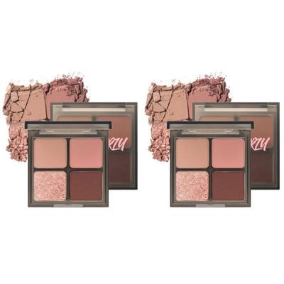 Mood Fit Warm Tone Eyeshadow Palette S1 Amusing Rose X2