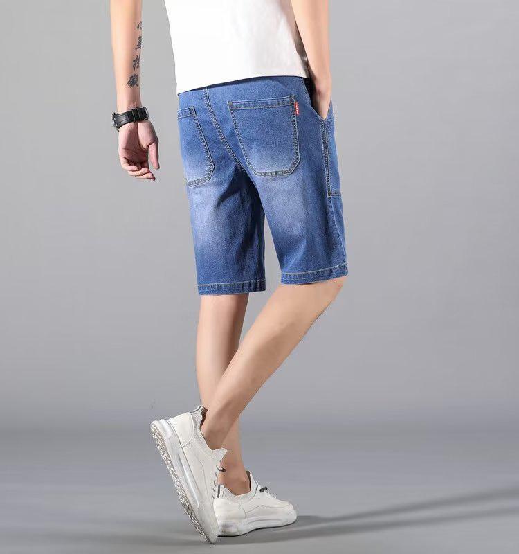 Men's Trendy Loose-Fit Mid-Length Denim Shorts
