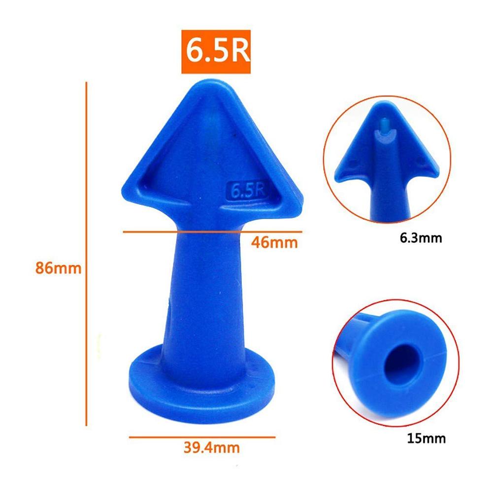 4 pcs Caulking Tool Sealant Finishing Tools Rubber Caulking Finisher Nozzle for Kitchen Bathroom Window Tiles Bricks