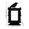 Gothic Halloween Crow Photo Frame Atmosphere Ornaments Multi-purpose Art Decorations For Home Desktop Festival Parties