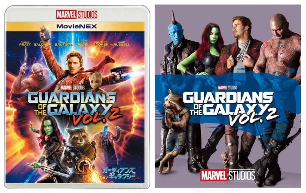 Guardians of the Galaxy 2 MovieNEX DVD Digital Copy MovieNEX Original Sticker Marvel Studios Campaign to Commemorate the Theatrical Release of Captain