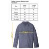 Weldas Leather Sleeve Flame Retardant Cotton Welding Royal Size [YELLOWJACKET] Jacket, 33-3060XL, Blue, XL.