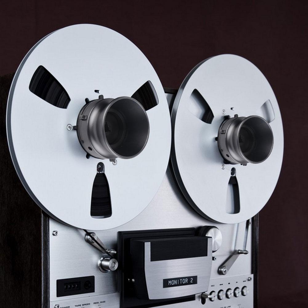 1Pair NAB Hub Adapters Universal Reel Tape Recorder Accessories Polished Aluminum Alloy 10 Inch Opener Nab Reel Hub Adaptors