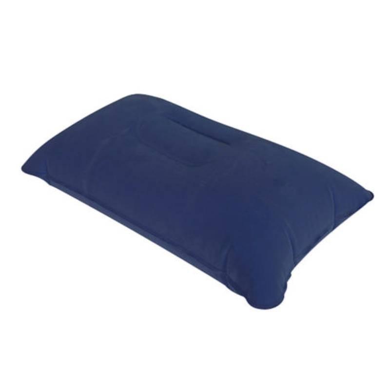 Fashion Inflatable Pillow Outdoor Pvc Travel Camping Thick Rectangle Flocking