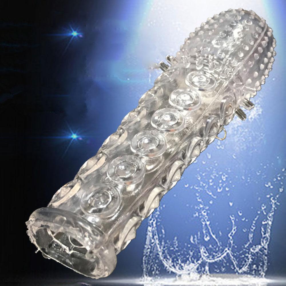 Funny Penis Enlargement,delayed Extender condom,Reusable Penis Sleeve,bold Vibrator Sleeve,sex Toys for man,Sex Adult Products